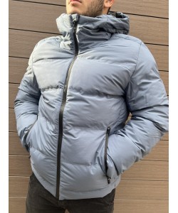 Мъжко зимно яке с качулка