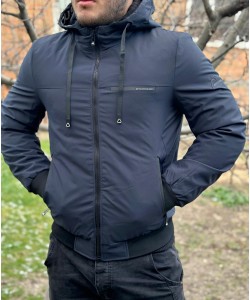 Мъжко преходно яке с качулка